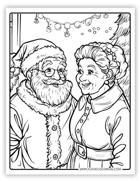 Mrs Claus Coloring Pages