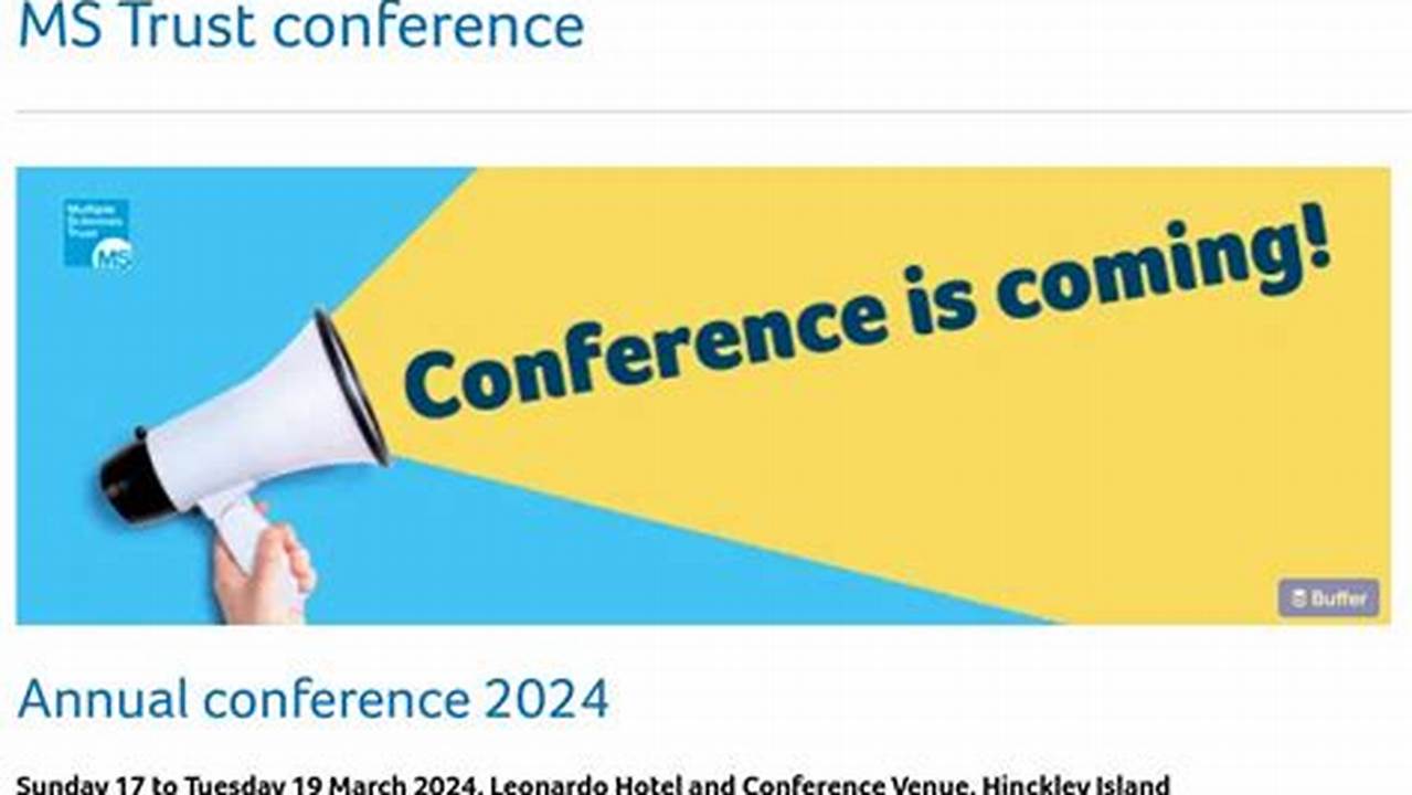 Ms Trust Conference 2024