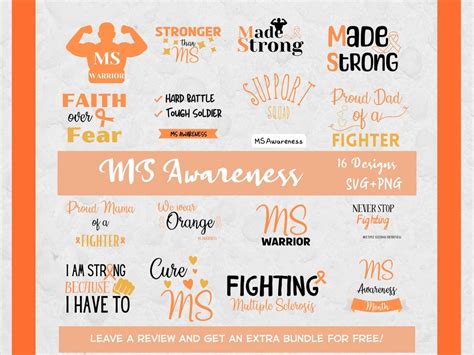 Download Ms Awareness Svg Files DXF Files