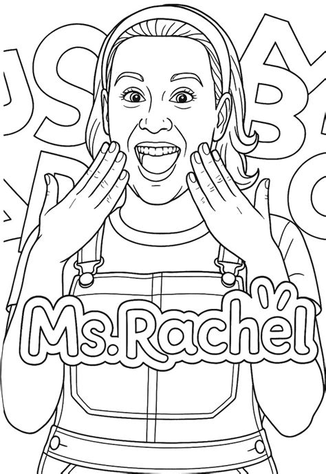 Ms Rachel Coloring Page