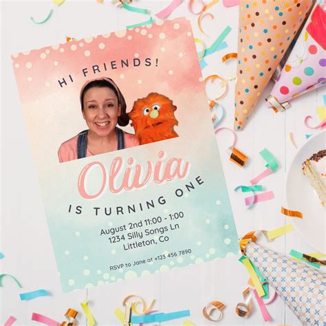 Ms Rachel Invitation Template Free