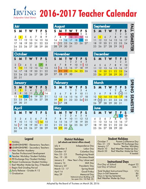 Mscs Teacher Calendar