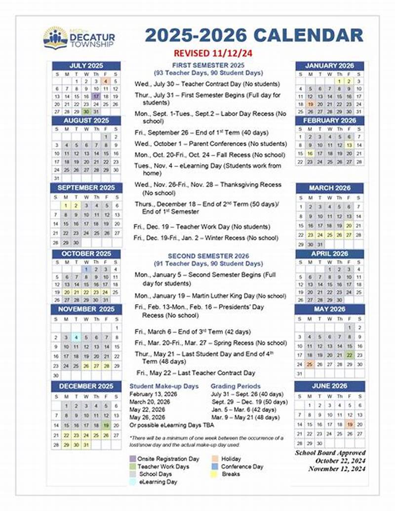 Msd Decatur Calendar