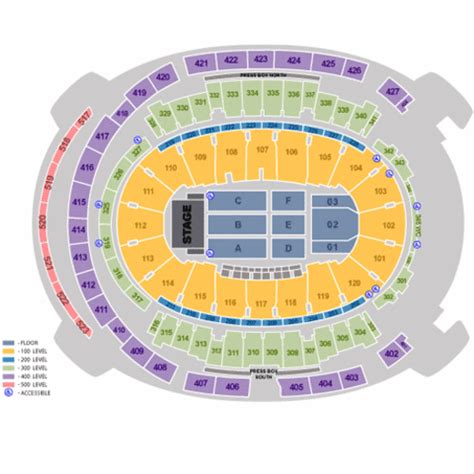 Msg Concert Seating Chart