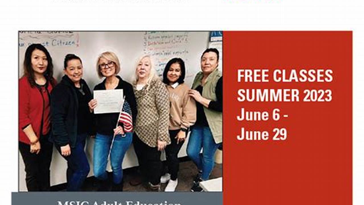 Msjc Summer 2024 Classes