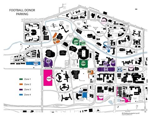 Msu Parking Lot Map