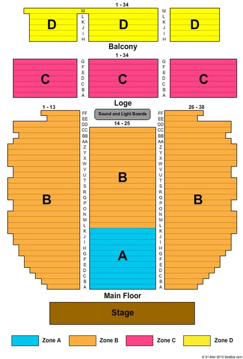 Mt Baker Theater Seating Chart