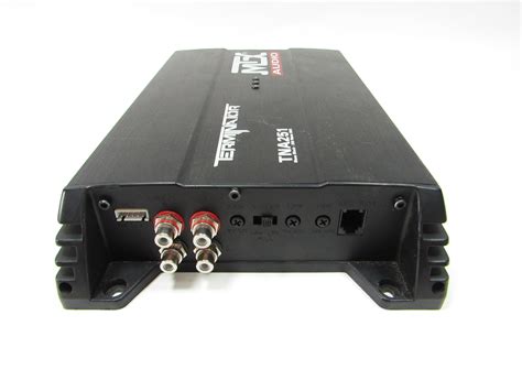 Rev up your Sound System with Mtx Audio's Amp Red Light - The Ultimate Powerhouse for Stunning Audio Performance!