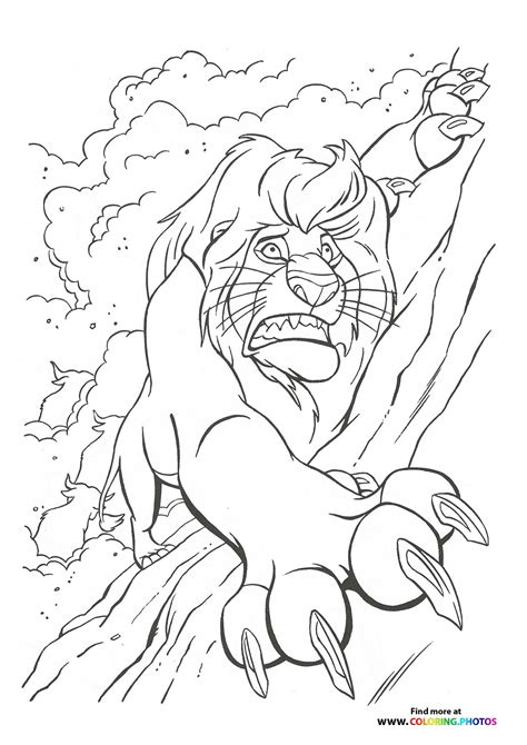 Mufasa Coloring Page