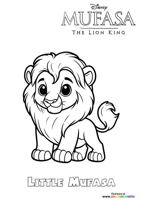 Mufasa Coloring Pages