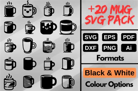 Download Mug Svg Bundle Commercial Use DXF Files