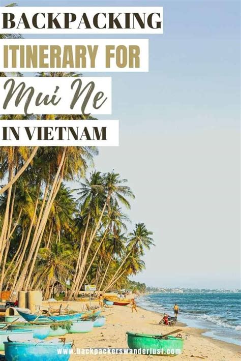Mui Ne itinerary