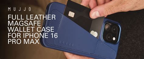 Mujjo leather wallet case