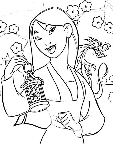 Printable Mulan Coloring Pages Free Coloring Sheets Disney princess