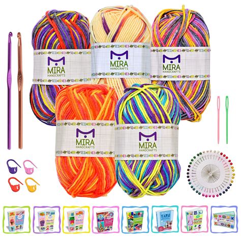 Multicolored Yarn Crochet