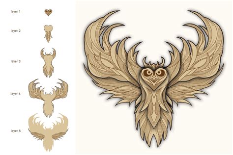 Download Multilayer - OWL Creativefabrica