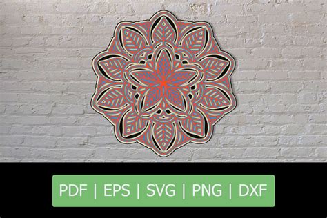 Download Multilayer Cut File MANDALA Cricut SVG