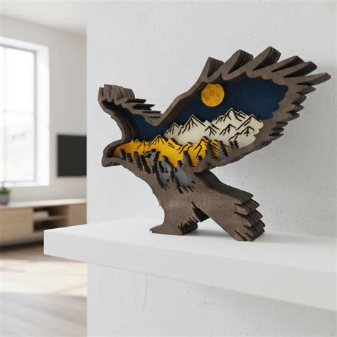 Download Multilayer Cut File MOM for Laser Cut Creativefabrica