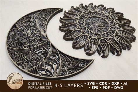 Download Multilayer Cut File the SUN Files For Crafts