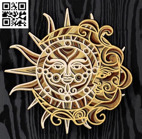 Download Multilayer Cut File the SUN Files Free PSD Mockups