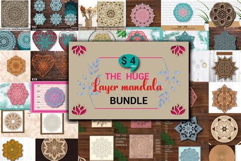 Download Multilayer Mandala Creativefabrica