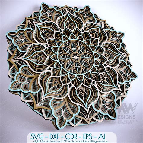 Download Multilayer Mandala Cut Images