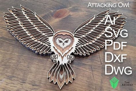 Download Multilayered Owl SVG File - SVG Design Printable