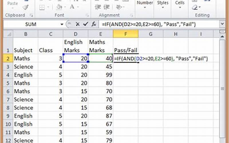 Multiple Pangkat Function In Excel