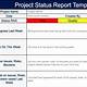 Multiple Project Status Report Template Excel Free