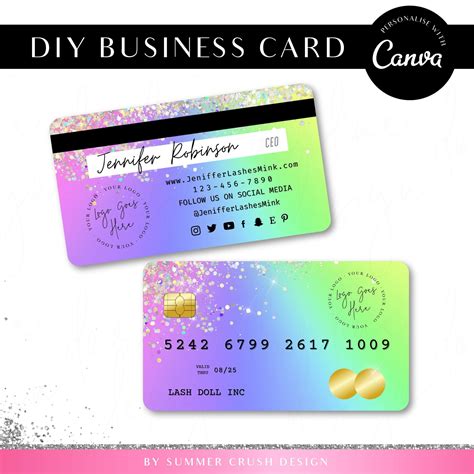 Multiple Business Cards on One Sheet in Canva