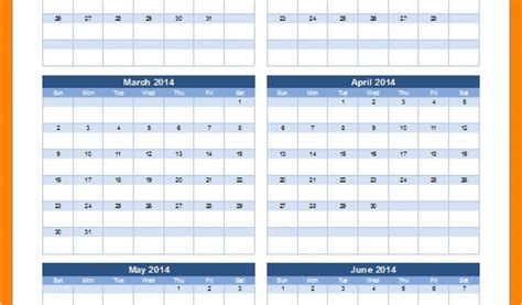 Multiple View Options For Monthly Calendar