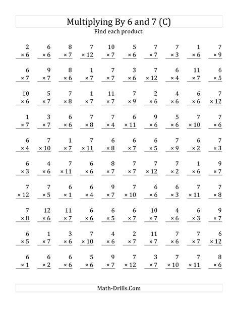 Multiplication Worksheets Grade 6 – Free Printable Practice Sheets Pdf ...