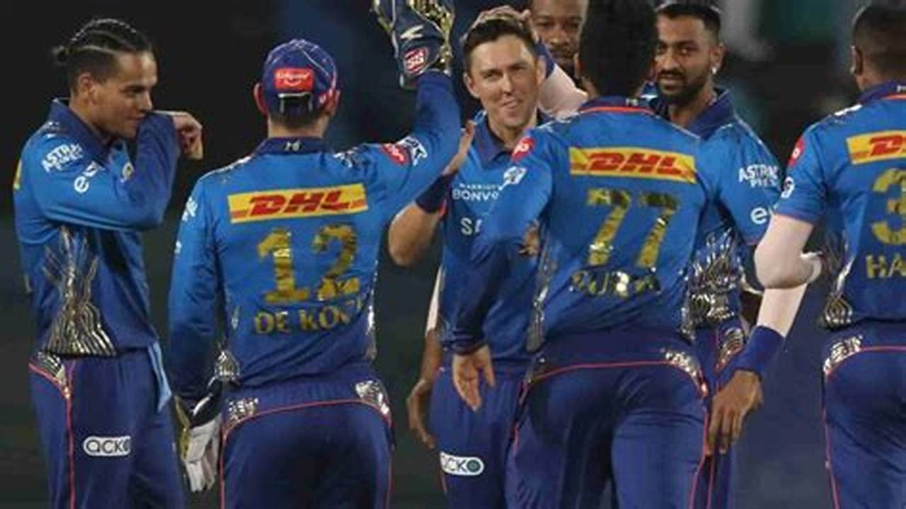 Mumbai Indians Will Play Their First Home Game On April 1., 2024