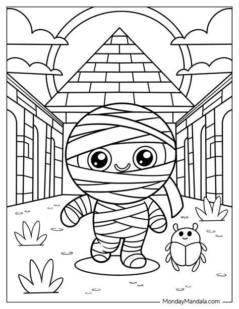 Mummy Coloring Pages