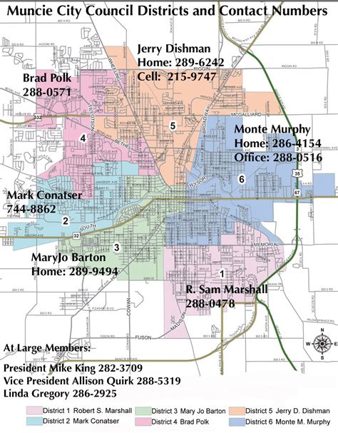 Muncie Zip Code Map