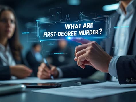 The Ultimate Guide to Murder in the First Degree: Understanding the Definition and Legal Implications