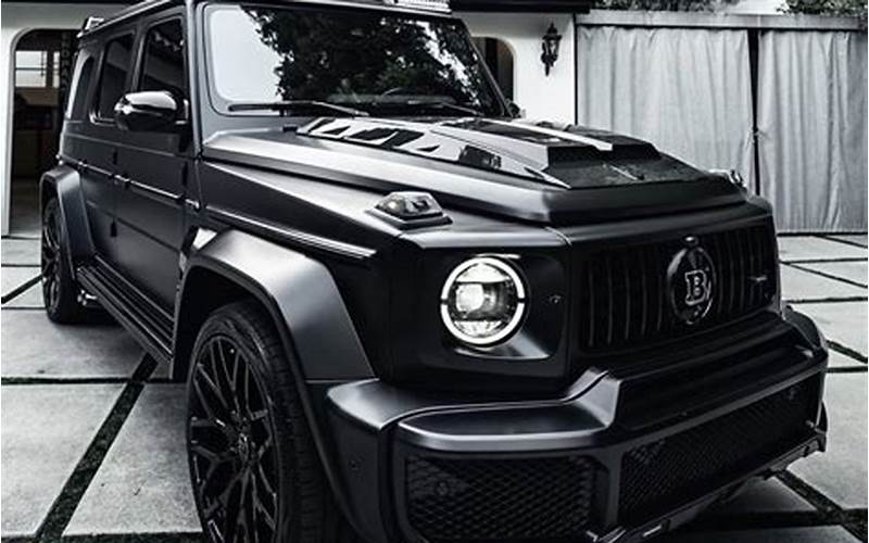 Murdered Out G Wagon Bottom Line