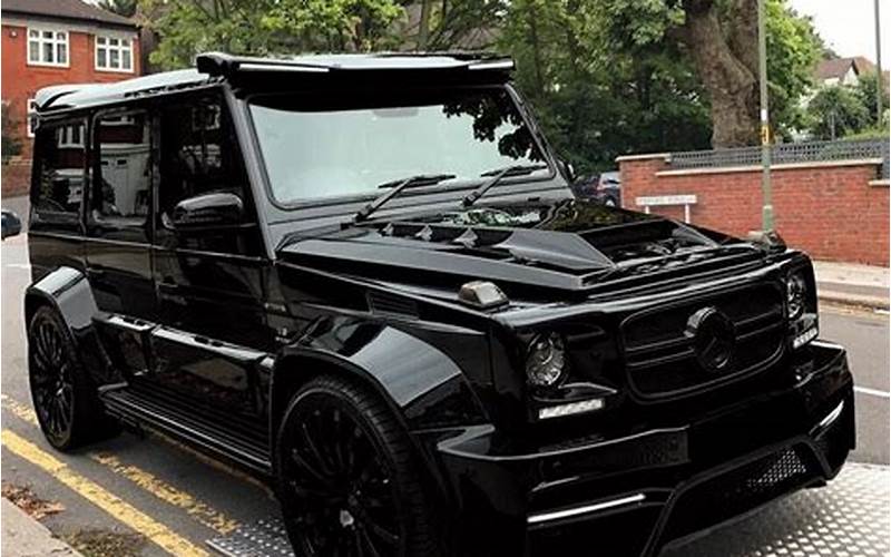 Murdered Out G Wagon Inspiration