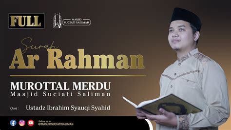 Murottal Merdu Ar Rahman