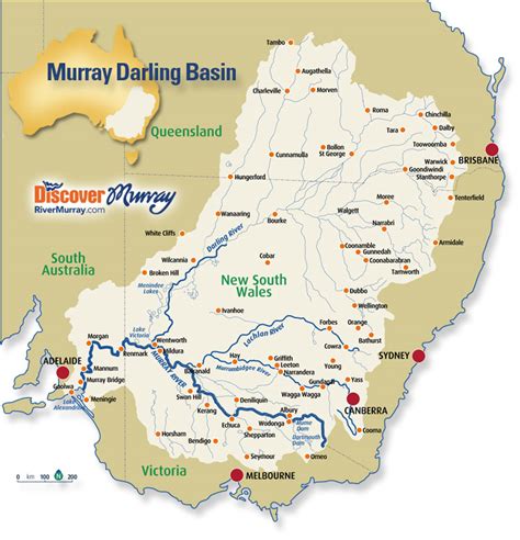 The MurrayDarling Basin, Australia Map courtesy of CSIRO Land and
