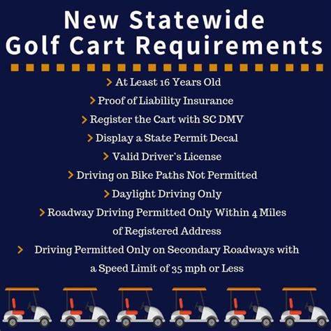 Murrells Inlet Golf Cart Rules