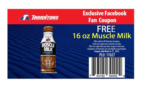 Muscle Milk Coupons Printable