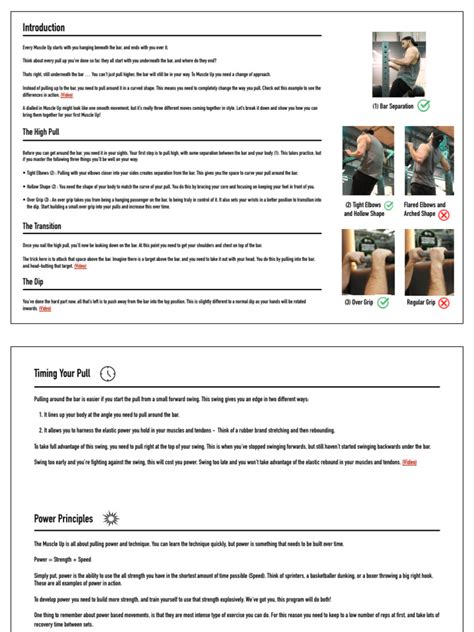 Muscle Up Program Pdf