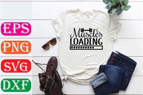 Download Muscles Loading SVG File - SVG Design Creativefabrica