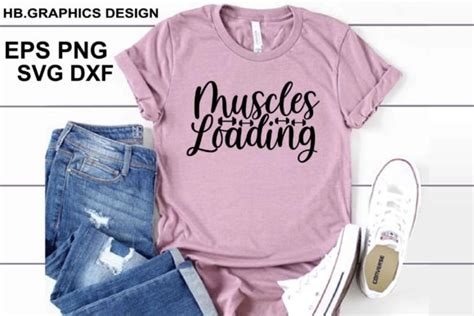 Download Muscles Loading SVG File - SVG Design Creativefabrica for Cricut