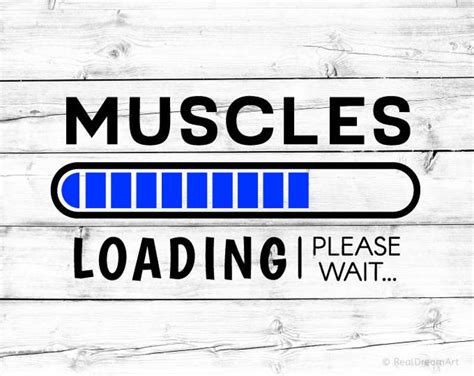 Download Muscles Loading SVG File - SVG Design Cricut SVG