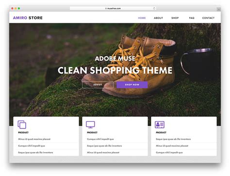 Muse Website Templates