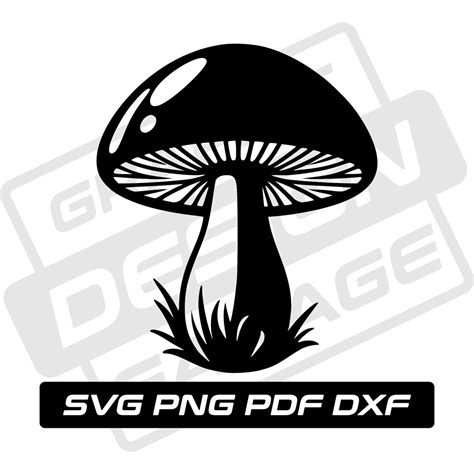 Download Mushroom Bundle, Toadstool Commercial Use DXF Files