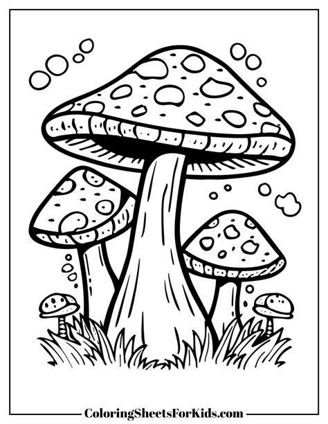 Mushroom Color Pages
