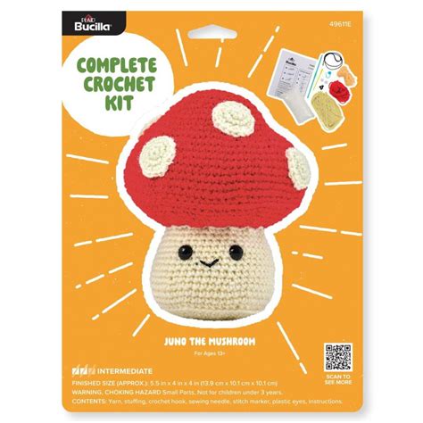 Mushroom Crochet Kit